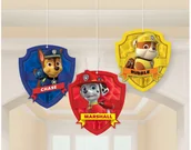 Urodziny dziecka - AMSCAN Dekoracje wiszące Psi Patrol - 3 szt. 291462 - miniaturka - grafika 1