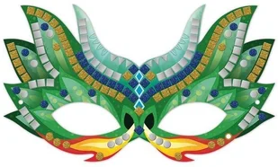 Janod Zestaw kreatywny Mozaika Maski 7+, solution-bc-7144-0 - Zabawki kreatywne - miniaturka - grafika 4