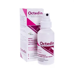 PHYTOPHARM KLĘKA S.A. Octedin antybakteryjny spray do pielęgnacji i ochrony skóry 50 ml - Dezynfekcja - miniaturka - grafika 2