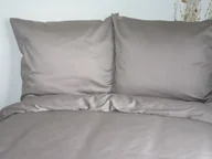 Poszewki na poduszki - Darymex Poszewka na poduszkę, satyna bawełniana, szara, 40x40 cm - miniaturka - grafika 1