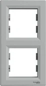 Klawisze i ramki - Schneider Electric Schneider Asfora Ramka 2-krotna pionowa ALUMINIUM EPH5810261 EPH5810261 - miniaturka - grafika 1