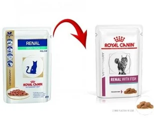 Royal Canin weterynaria Renal with Fish 12x85g saszetka 291740 - Mokra karma dla kotów - miniaturka - grafika 2