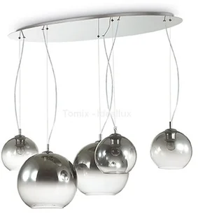 IDEAL LUX Lampa Wisząca Discovery Fade Sp5 Cromo 138305 Wys. 42,0 - 128,5 - Lampy sufitowe - miniaturka - grafika 4