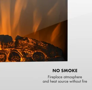 Klarstein Lausanne Vertical 2000W biały FP1-Lausanne-Vert-WH - Kominki elektryczne - miniaturka - grafika 5