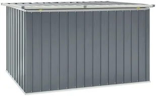 vidaXL Skrzynia ogrodowa, szara, 171 x 99 x 93 cm vidaXL - Skrzynie ogrodowe - miniaturka - grafika 6