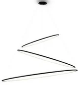 Lampy sufitowe - Altavola Design Lampa wisząca Ledowe Okręgi No.3 in 3k czarny LA075/P_230_in_3k_black - miniaturka - grafika 1