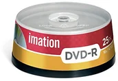 Nośniki danych - Imation DVD-R 4.7GB 16x Szpula 25 73000007515, i21979 - miniaturka - grafika 1