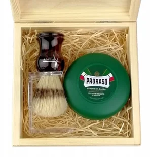 Zestaw Do Golenie - pędzel + maszynka +mydło - Zestawy kosmetyków męskich - miniaturka - grafika 6