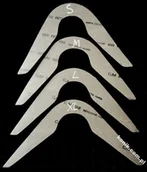 Akcesoria jeździeckie - Daw-mag Zestaw do mierzenia łęku/szablony - DAW-MAG INN-0064 - miniaturka - grafika 1