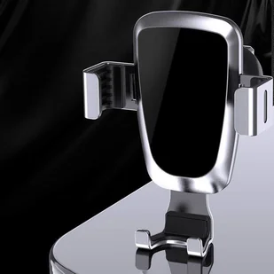 Hurtel Grawitacyjny uchwyt samochodowy do smartfona na kratkę nawiewu srebrny (YC08) - Uchwyty samochodowe do telefonów Hurtel Grawitacyjny uchwyt samochodowy do smartfona na kratkę nawiewu srebrny (YC08) - Uchwyty samochodowe do telefonów - miniaturka - grafika 5