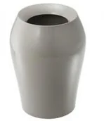 Kosze na śmieci - FENIKS Yamazaki Veil okrągły szary YAM-03005 - miniaturka - grafika 1