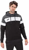 Bluzy sportowe męskie - Joma Joma Bluza męska Crew Iv czarny czarny/antracytowo-szary xxs 101544.110 - miniaturka - grafika 1