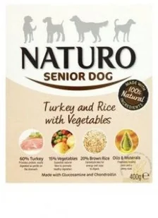 Naturo Senior indyk z ryżem i warzywami 400g - Mokra karma dla psów - miniaturka - grafika 2