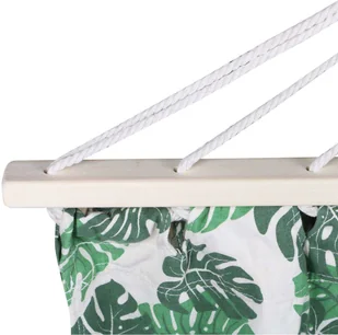 Royokamp Hamak Maiami z frędzlami 2 osobowy 200x150cm zielony 1031217 - Hamaki - miniaturka - grafika 5