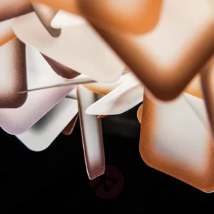 Slamp Fascynująca lampa wisząca CLIZIA, pomarańczowa - Lampy sufitowe Slamp Fascynująca lampa wisząca CLIZIA, pomarańczowa - Lampy sufitowe - miniaturka - grafika 3