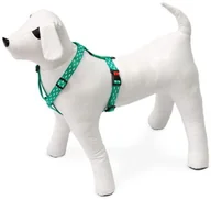 Szelki dla psów - Karlie Karlie szelki ASP Mix&Match zielone z motywem rekinów 25 40 cm # z wartością produktów powyżej 89zł! - miniaturka - grafika 1