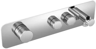 Excellent Krotos Bateria wannowo-prysznicowa podtynkowa chrom AREX.8035CR - Baterie podtynkowe - miniaturka - grafika 2