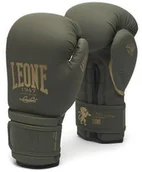 Rękawice bokserskie - Leone Sklep RĘKAWICE BOKSERSKIE LEONE1947 B&amp;W MILITARY EDITION  ZIELONE - miniaturka - grafika 1