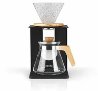 Filiżanki - Beem Pour Over zestaw zaparzaczy do kawy, 4 filiżanki, klasyczny selekcja, 4-częściowy, szklany filtr ręczny o wyglądzie diamentu, rozmiar 2, 0,5 l, szklany dzbanek z pokrywką, wysokiej jakości podsta - miniaturka - grafika 1