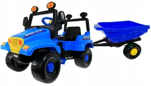Polski Samochód Terenowy Jeep Na Pedały +przyczepa - Jeździki dla dzieci - miniaturka - grafika 14