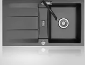 Zlewozmywaki - SystemCeram GENEA 87 SAND 50910126 - miniaturka - grafika 1