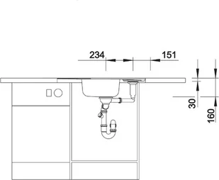 Blanco LANTOS 9E-IF 516277 - Zlewozmywaki - miniaturka - grafika 5
