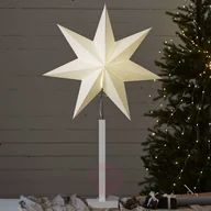Ozdoby bożonarodzeniowe - Best Season Stojąca gwiazda Karo, wysokość 100 cm - miniaturka - grafika 1