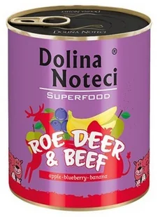 Dolina Noteci Premium Superfood Pies Sarna i wołowina puszka 800g - Mokra karma dla psów Dolina Noteci Premium Superfood Pies Sarna i wołowina puszka 800g - Mokra karma dla psów - miniaturka - grafika 2