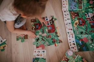 Janod Puzzle obserwacyjne w walizce Farma 24 elementy 3+ Made in France, solution-bc-7528-0 - Puzzle - miniaturka - grafika 7