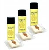 Szampony do włosów - Kosmetyki Hotelowe Argan szampon 100s + mydło 100s - miniaturka - grafika 1