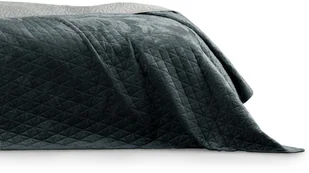 AmeliaHome Amelia Home Narzuta Velvetowa Laila 200x220 /AH/LA/GRA+SIL/2022 - Narzuty - miniaturka - grafika 3