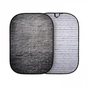 Tła fotograficzne - Lastolite LB5707 Tło Urban 1.5x2.1m Painted White/Industrl Brick LL LB5707 - miniaturka - grafika 1