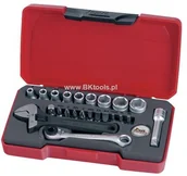 Zestawy narzędziowe - TENG TOOLS TENGTOOLS ZESTAW KLUCZY NASADOWYCH CHWYT 1/4""T1423 167330109 - miniaturka - grafika 1