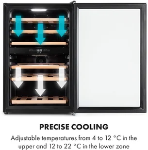 Klarstein Vinamour 37 Duo - Chłodziarki do wina - miniaturka - grafika 4