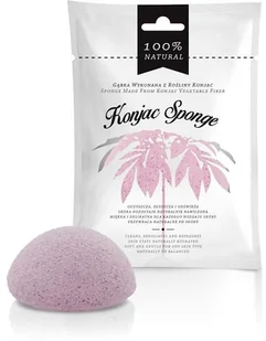 Gąbka Konjac do twarzy - Różowa - Akcesoria do oczyszczania twarzy - miniaturka - grafika 2