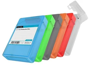 Icy Box Ochronne Pudełka na dysk 3.5'' 6szt kolory - Obudowy i kieszenie na dyski twarde - miniaturka - grafika 2