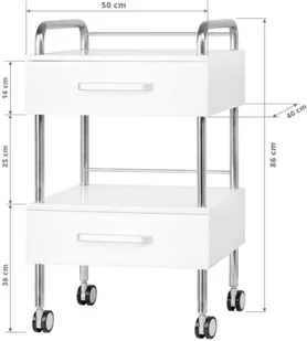ACTIVESHOP POMOCNIK PODOLOGICZNY 6051 BIAŁY 138009 [16986879] - Meble kosmetyczne - miniaturka - grafika 5