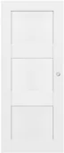 Drzwi wewnętrzne - Drzwi pełne przesuwne Tre 80 białe - miniaturka - grafika 1