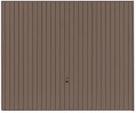 Bramy garażowe - Brama garażowa uchylna GSL 2500 x 2125 mm brązowa - miniaturka - grafika 1