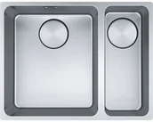 Zlewozmywaki - Franke Zlew Mythos MYX 160-34-16 komora LEWA stal szczotkowana 122.0624.559 - miniaturka - grafika 1