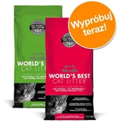 Żwirek dla kotów - World's Best Worlds Best Pakiet próbny Worlds Best Cat Litter Żwirek 2 x 6,35 2 rodzaje - miniaturka - grafika 1