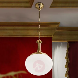 Orion Jednopunktowa lampa wisząca DELIA mosiądz - Lampy sufitowe - miniaturka - grafika 4