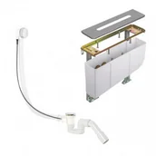 Stelaże i zestawy podtynkowe do WC - Kludi 7878205-00 blok montażowy do bat 4-otworowej komplet z 7108005-00) - miniaturka - grafika 1