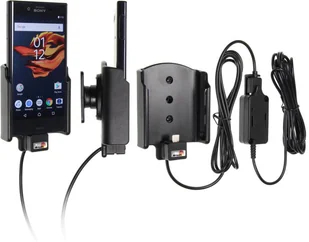 Brodit AB Uchwyt do Sony Xperia X Compact z wbudowaną ładowarką samochodową do profesjonalnego montażu 527934 - Uchwyty samochodowe do telefonów Brodit AB Uchwyt do Sony Xperia X Compact z wbudowaną ładowarką samochodową do profesjonalnego montażu 527934 - Uchwyty samochodowe do telefonów - miniaturka - grafika 1
