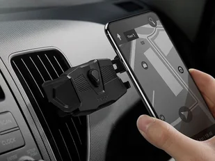 SPIGEN Uchwyt samochodowy do kratki Click.R Air Vent Mount Black 000CP26265 - Uchwyty samochodowe do telefonów - miniaturka - grafika 9