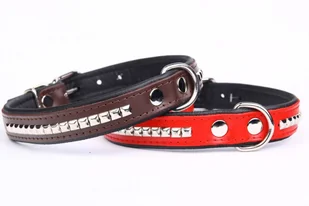 dr Seidla ZOO LESZCZ (PL) Soldina Dla Psa Skóra Naturalna Z Kostkami 20 mm / 52 cm ZL0176/1 ZOO LESZCZ (PL) - Smycze dla psów - miniaturka - grafika 2