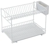 Suszarki do naczyń - Sauvic sauvic 89000 stojak na naczynia, z powłoką z tworzywa sztucznego biała mała, 38,5 X 25 X 28 cm. 89000 - miniaturka - grafika 1