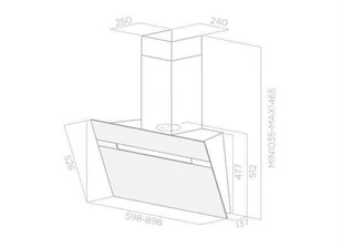 Elica STRIPE WH/A/90/LX - Okapy kuchenne - miniaturka - grafika 5