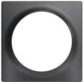 Sterowniki i przekaźniki - Fibaro Walli ramka ozdobna 1x czarna FG-Wx-PP-0001-8 - miniaturka - grafika 1