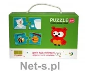 Puzzle - DOBRA FIRMA Puzzle Gdzie żyją zwierzęta 300117 - miniaturka - grafika 1
